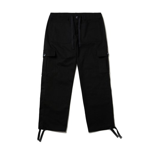6 POCKET JUNGLE CARGO BANDING PANTS [BLACK]