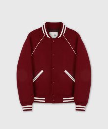 WOOL VARSITY CLUB JACKET GARNET