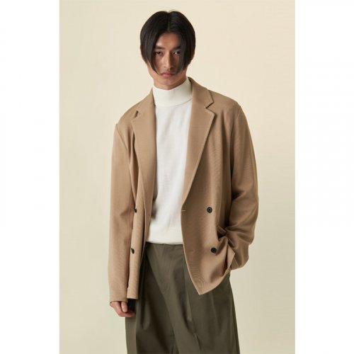 Трикотажный дабл жакет Beige