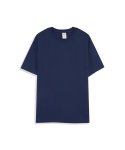 호웨어(HOWEAR) 릴랙스드 미드웨이트 티셔츠 - 블루