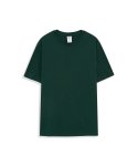 호웨어(HOWEAR) 릴랙스드 미드웨이트 티셔츠 - 딥그린