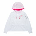 Lining Color Point Hoody Anorak_White