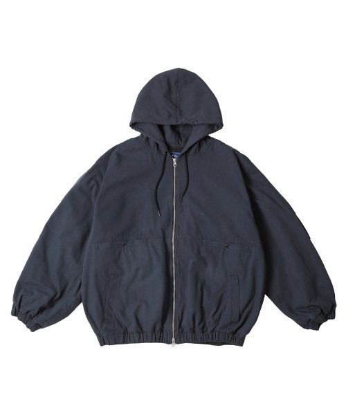 MUSINSA | HAVEOFFDUTY Oxford hoodie work jacket (navy)