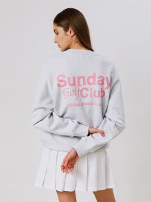 Sunday Golf Club Sweatshirt_Light Grey