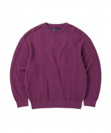 Coverlet Sweater Magenta
