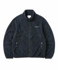 INTL. Fleece Jacket Leopard Blue