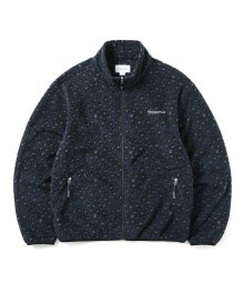 INTL. Fleece Jacket Leopard Blue