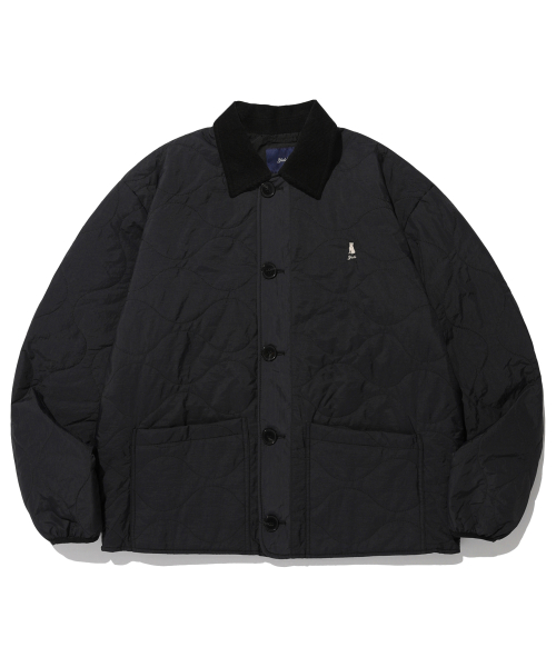 [ YALE ]★ CORDUROY COLLAR WARM UP QUILTING JACKET Men's Corduroy Jacket Cotton Button up Jackets Lapel Casual