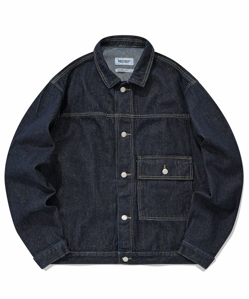 Джинсовая куртка SP low trucker-Indigo