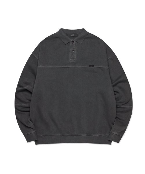 엘엠씨(LMC) LMC OVERDYED CLASSIC COLLAR SWEATSHIRT black