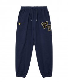 VARSITY SWEAT JOGGER PANTS NAVY