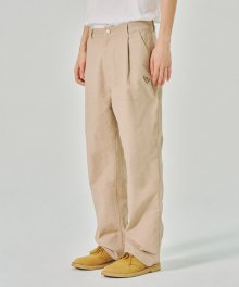 ANGEL COTTON SPAN PANTS BEIGE