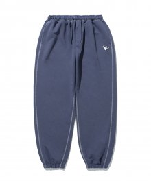 STITCH POINT BALLOON SWEAT JOGGER PANTS INDIGO