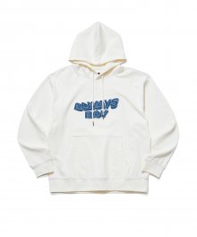 GRAPHIC POINT HOODIE IVORY