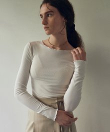 NICOLE WAVE KNIT_IVORY