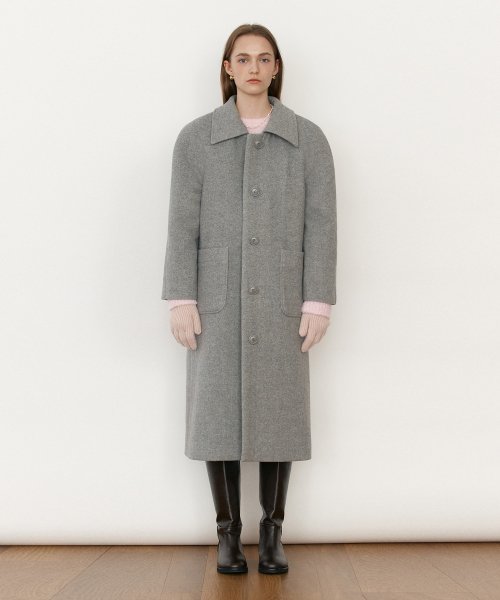rolarola★人気★WOOL SINGLE COAT_4色 로라로라(ROLAROLA) WOOL SINGLE COAT BLACK - 사이즈 & 후기