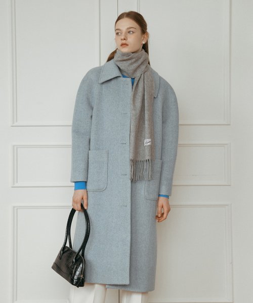 rolarola★人気★WOOL SINGLE COAT_4色 로라로라(ROLAROLA) WOOL SINGLE COAT BLACK - 사이즈 & 후기