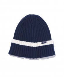 YALE X ROOTFINDER WOOL KNIT COLLEGE BEANIE BLUE