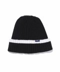 YALE X ROOTFINDER WOOL KNIT COLLEGE BEANIE BLACK