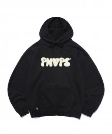 BUBBLE LOGO HOODIE BLACK