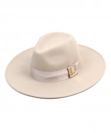 Ivory Line Wool Ivory Fedora 울페도라