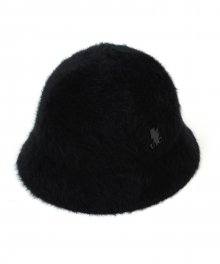 Rabbit Fur Black Cloche Hat 클로슈햇