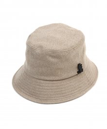 Wool Side Thunder Beige Bucket Hat 울버킷햇