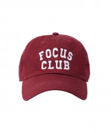 FOCUS CLUB BALL CAP_BURGUNDY