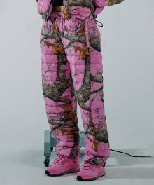 Light Weight Goose Down Pants Realtree® Forest Pink