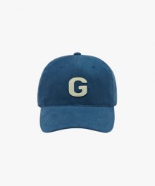 G LOGO PEACHSKIN CAP-CLASSIC BLUE