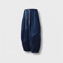 Double String Balloon Pants - Navy