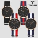 토르소(TORSO) T102M-RB-N 카리아 데이트 워치 남성 나토 밴드 시계
