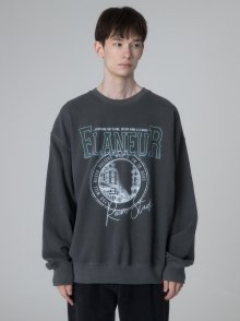 FLANEUR Artwork Sweatshirt in D/Grey VW2AE730-13