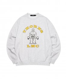 LMC THORNS MUSCLE SWEATSHIRT light heather gray