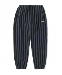 SN-Stripe Sweat Pants Black
