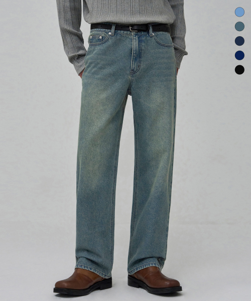 LIBERTY STRAIGHT DENIM PANTS [5COLORS]