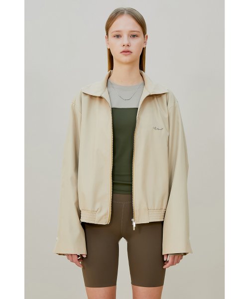 back point jacket - beige