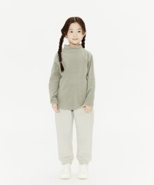 모크넥 키즈 긴팔티 Light Khaki (S22FKTTL70)