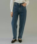 블랭크03(BLANK03) relaxed tapered jeans (classic blue)