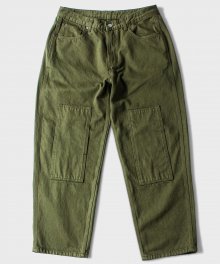 001 DYED JEANS (Military Olive) sanforized