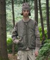 QUILTED RIPSTOP VEST KHAKI_FN4WD41U
