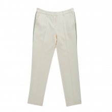 Line Point Straight Fit Pants_White
