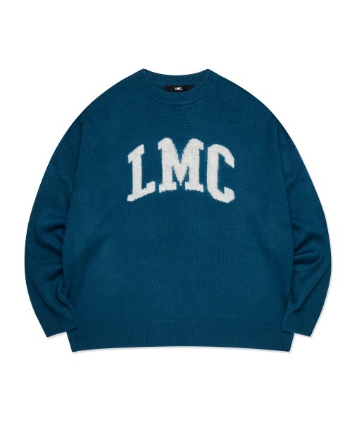[ LMC ]★LMC BRUSHED ARCH KNIT SWEATER 엘엠씨(LMC) LMC BRUSHED ARCH KNIT SWEATER blue - 사이즈