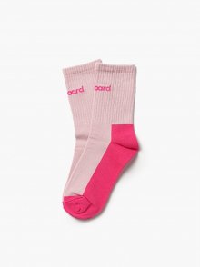 Women pop color socks_Pink