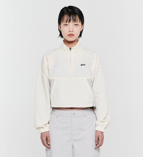 Свободный кроп-анорак UFC Active (W) Ivory U4JKT3207IV