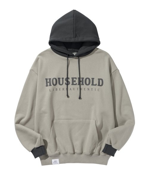 H LOGO HOODIE / STORMDUST