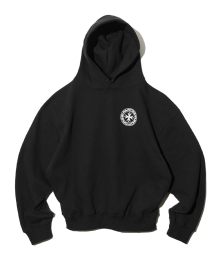 Oversized Logo Hoodie (BLACK)