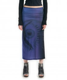 Pupil Maxi Mesh Skirt Blue