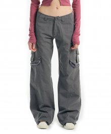 Dixie Parachute Cargo Pants Charcoal