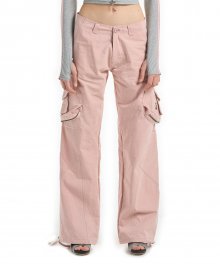 Dixie Parachute Cargo Pants Pink